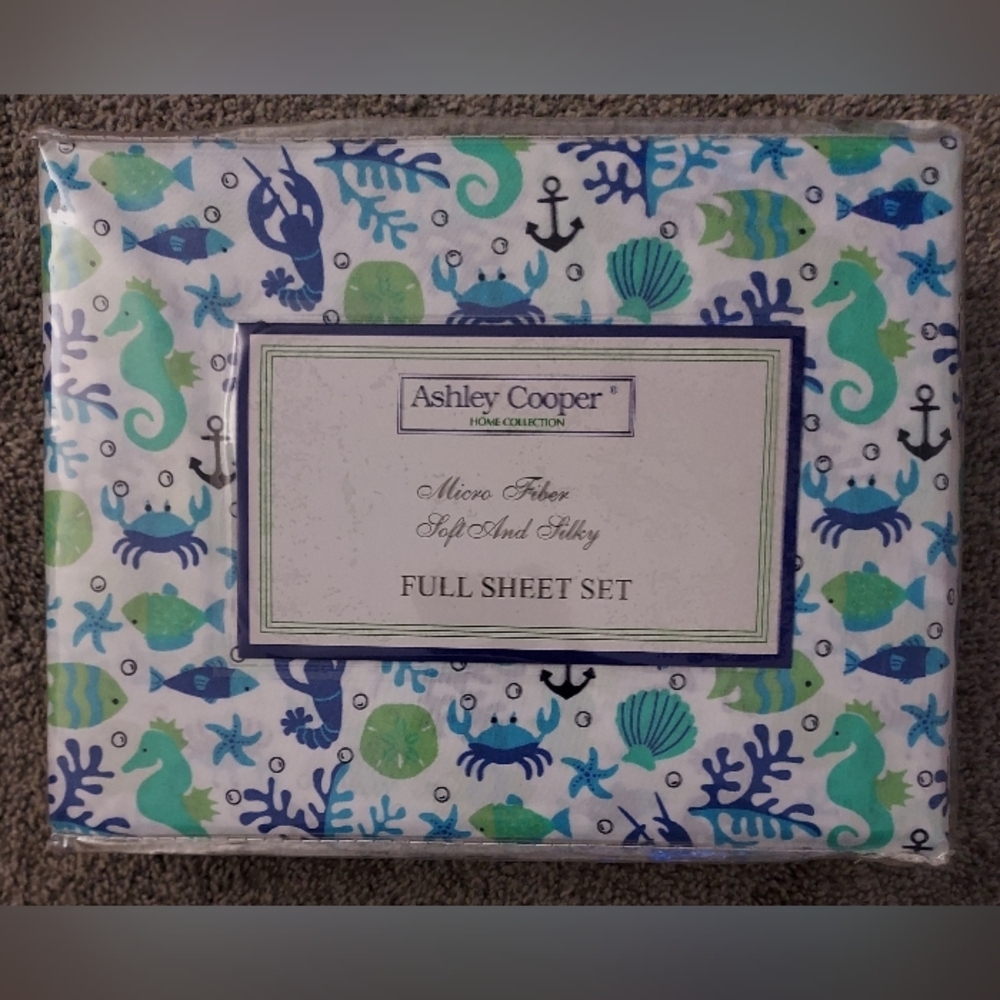 Ashley Cooper Sea Life Full Sheet Set